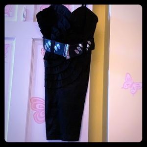 Black mini Short dress